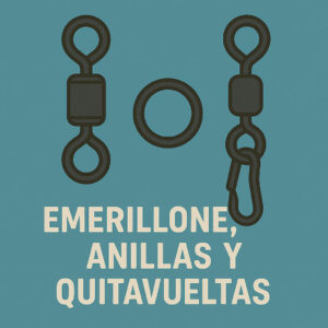 Emerillones, Anillas y quitavueltas