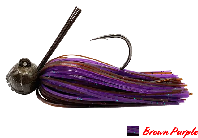 AGR Footballjig 1/2 Oz Brown Purple