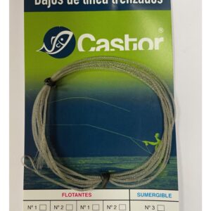 castor Bajo de linea trenzado