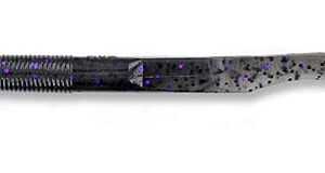 5" SWIMMING SENKO SMOKE W/bLACK¬PURPLE F