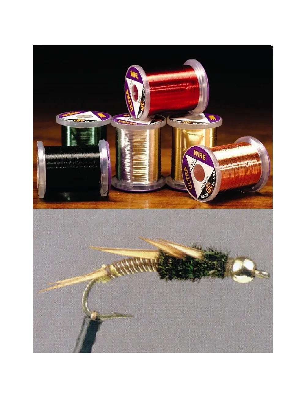 Hilo de cobre fino AMbar