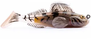 Live Target Rigged Goby 3.3" brown chart