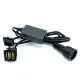 Powerymax adaptador usb doble serie px