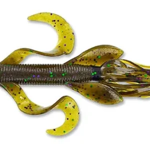 4" Kreature green pumpkin W/Green & purp